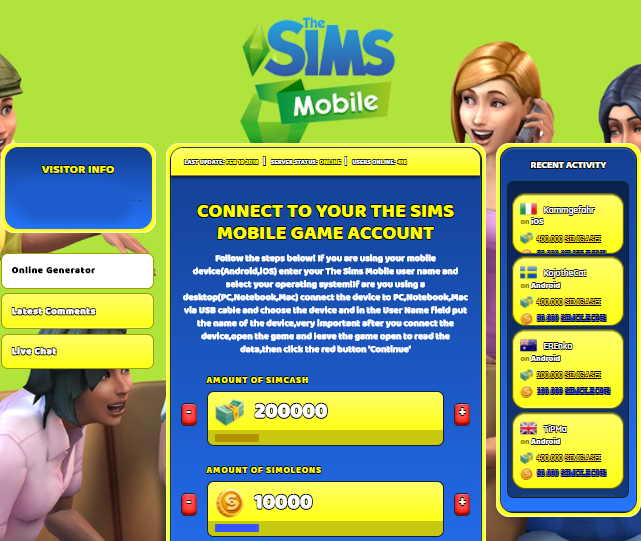 sims mobile ios hack